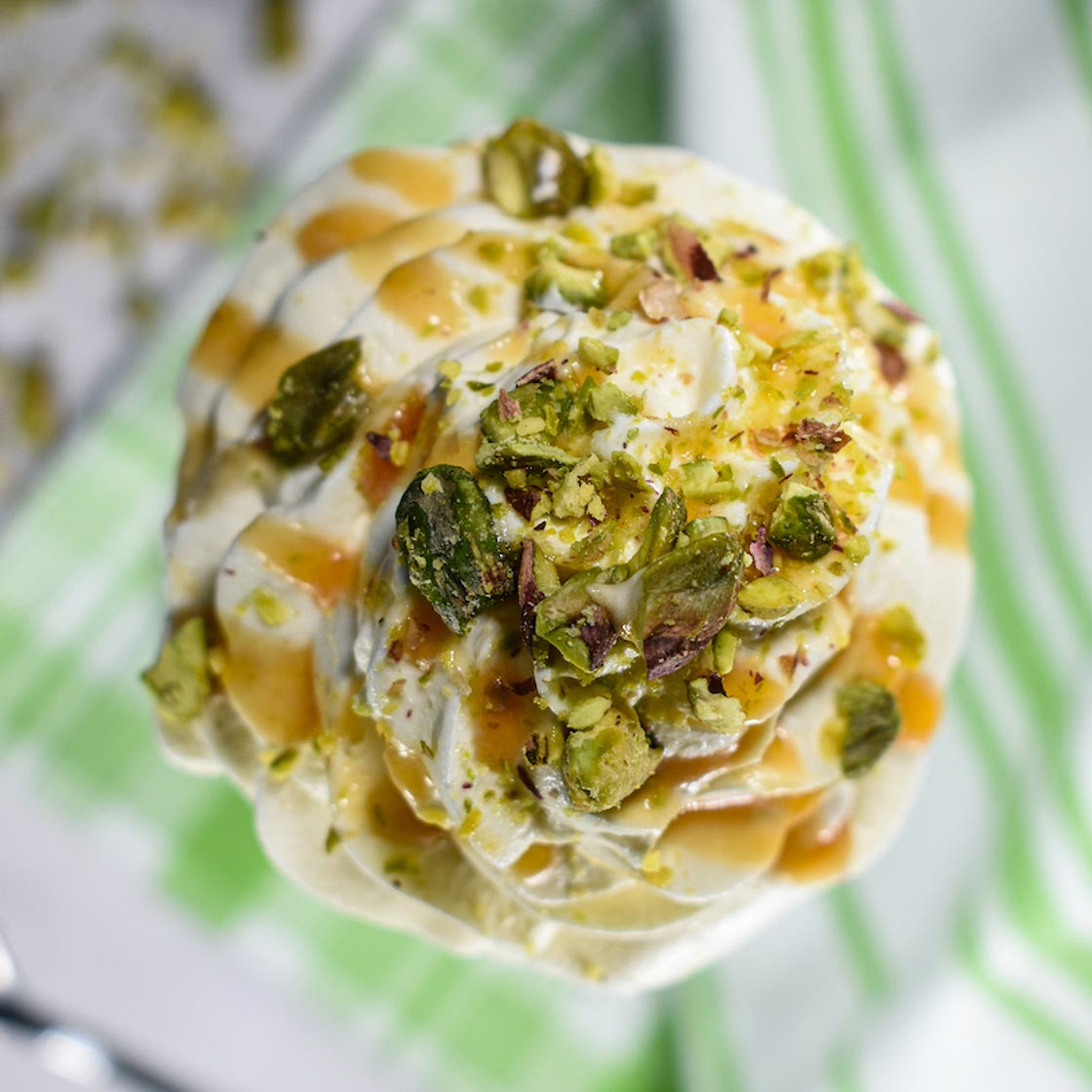 Caramel Pistachio Milkshake Recipe