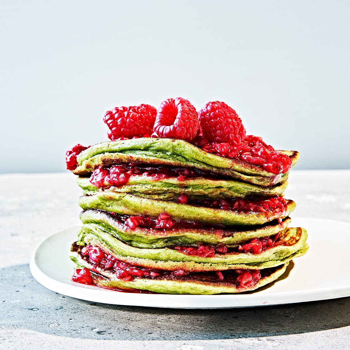 "Monster" Healthy Pancakes with Hidden Veggies