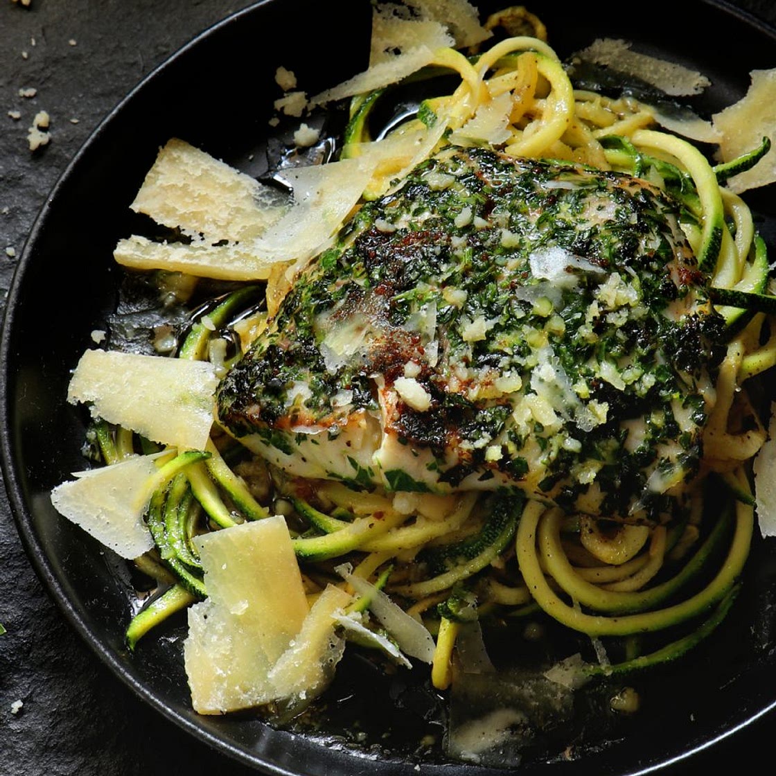 Parsley Crusted Keto Fish