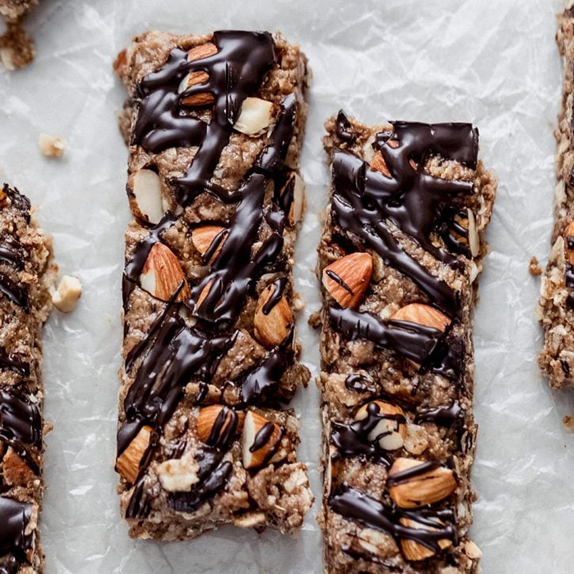 No Bake, Chewy Peanut Butter Granola Bars