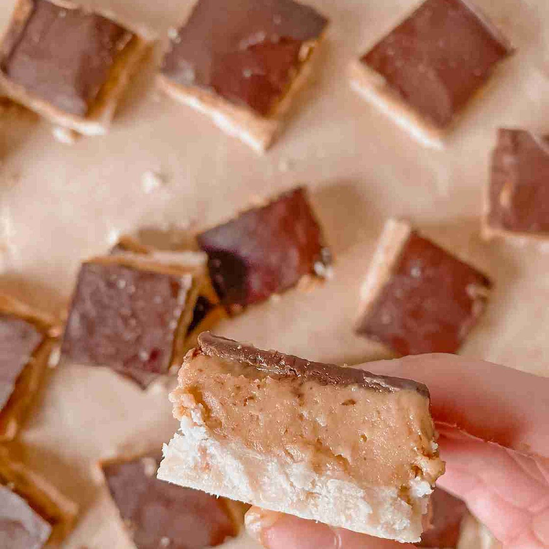 Healthy Millionaire Shortbread