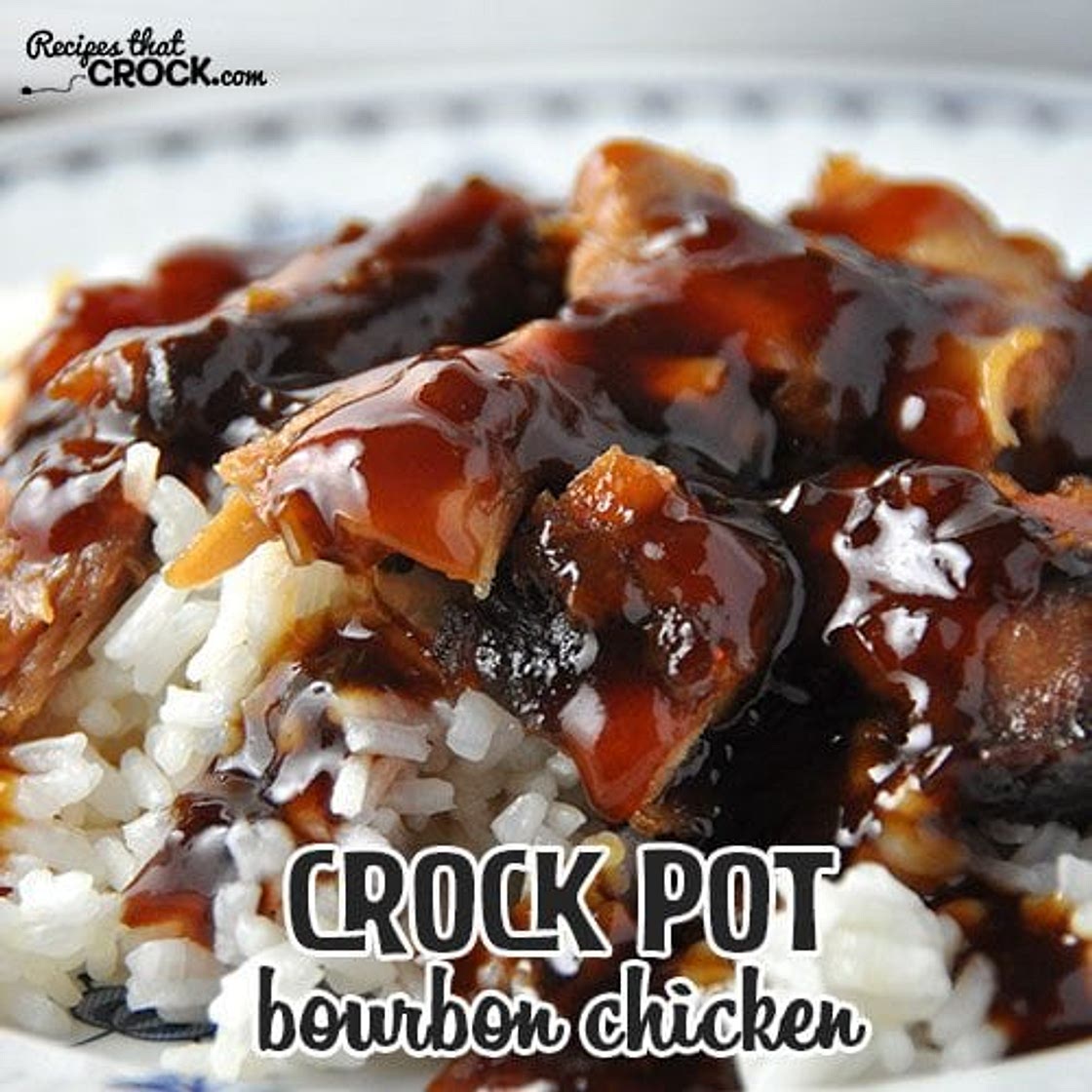 Crock Pot Bourbon Chicken