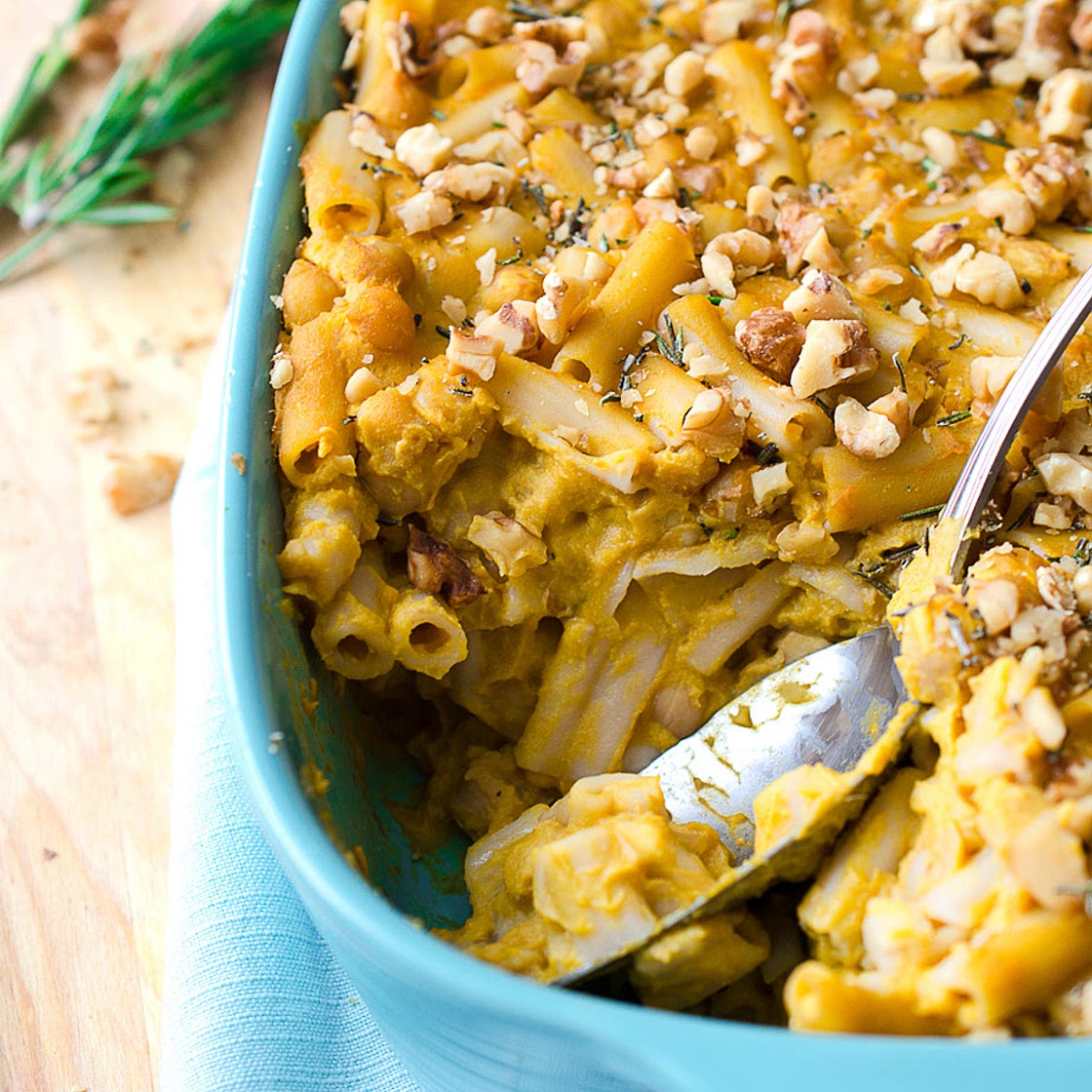 Rosemary and Butternut Squash Baked Pasta