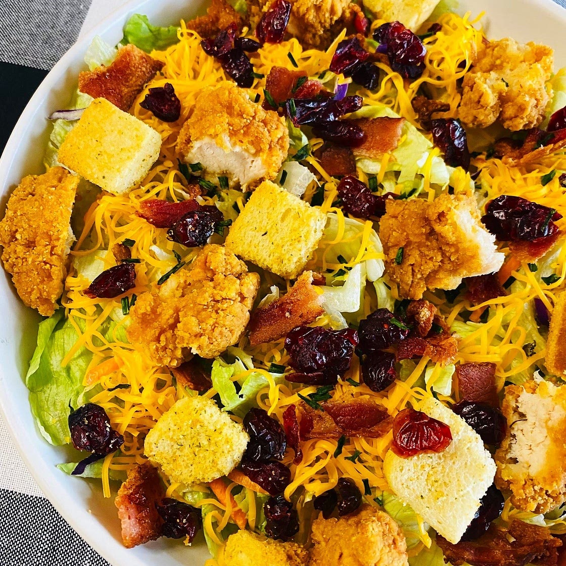 Air Fryer Crispy Chicken Salads