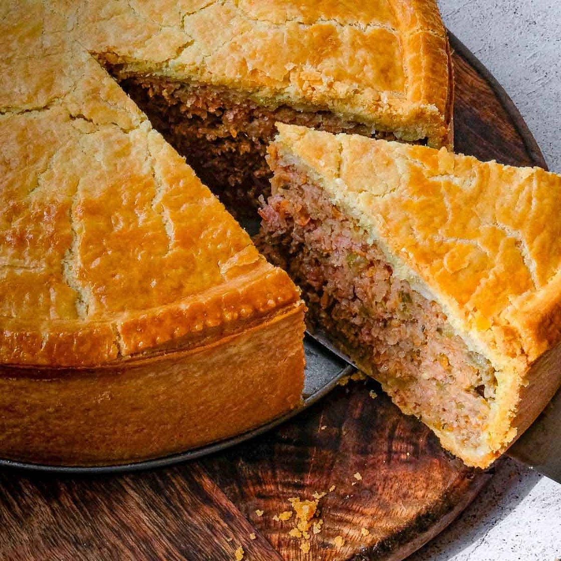 Tourtiere: French Canadian meat pie