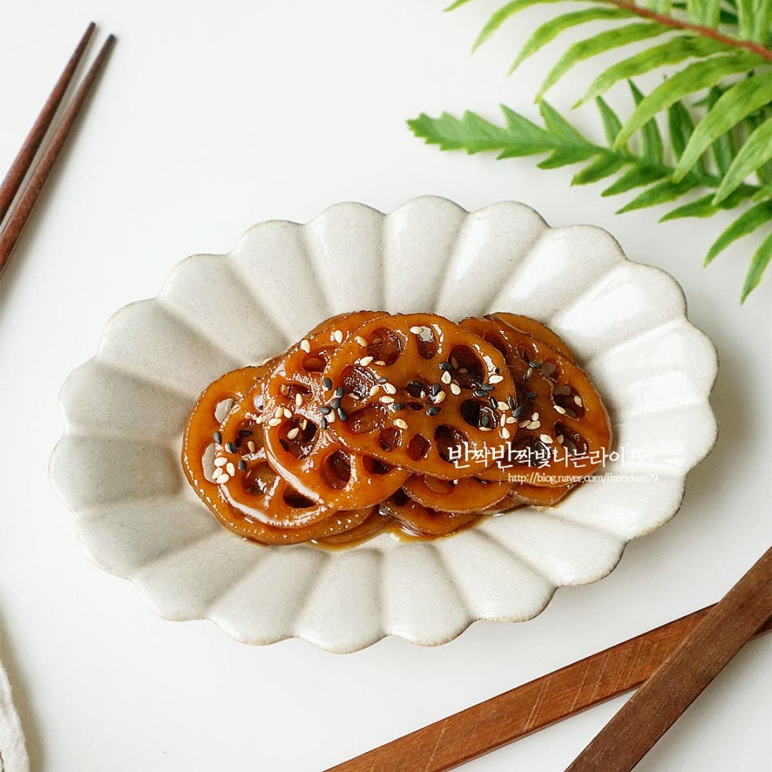 쫀득한 연근조림 만드는 법 연근조림 레시피