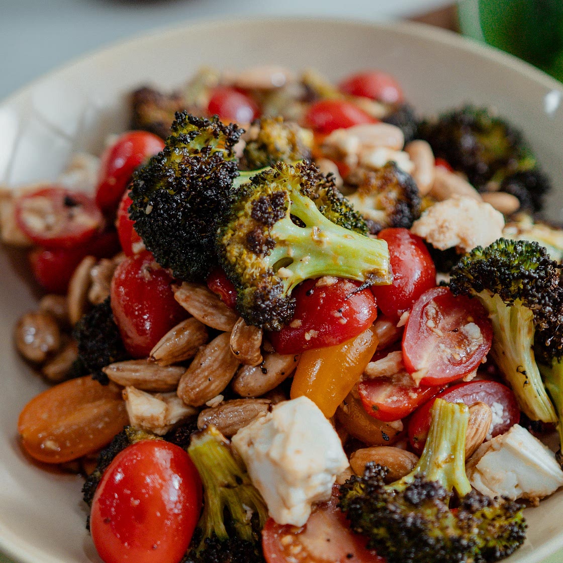 Salade tiède de brocoli