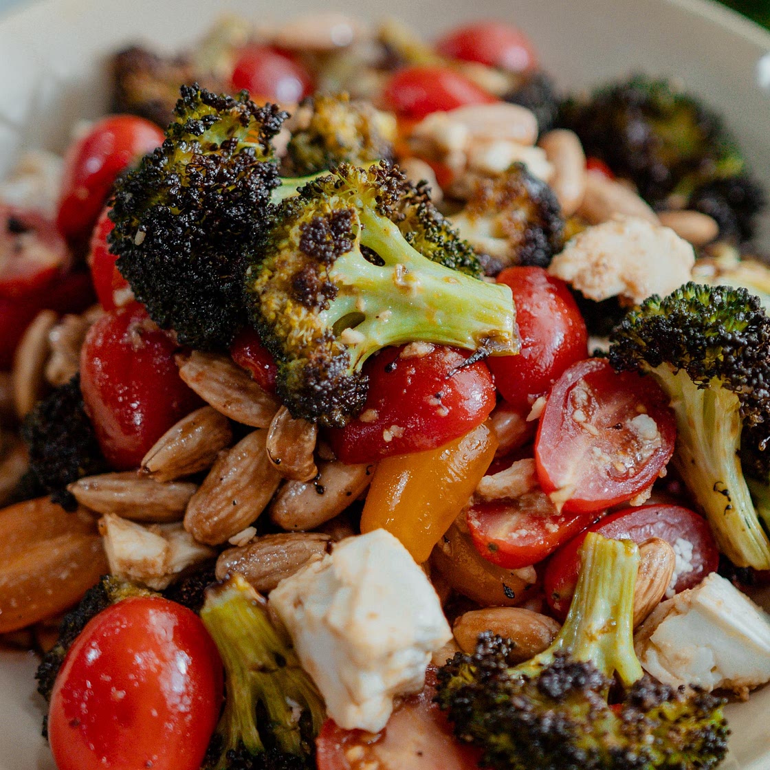 Salade tiède de brocoli