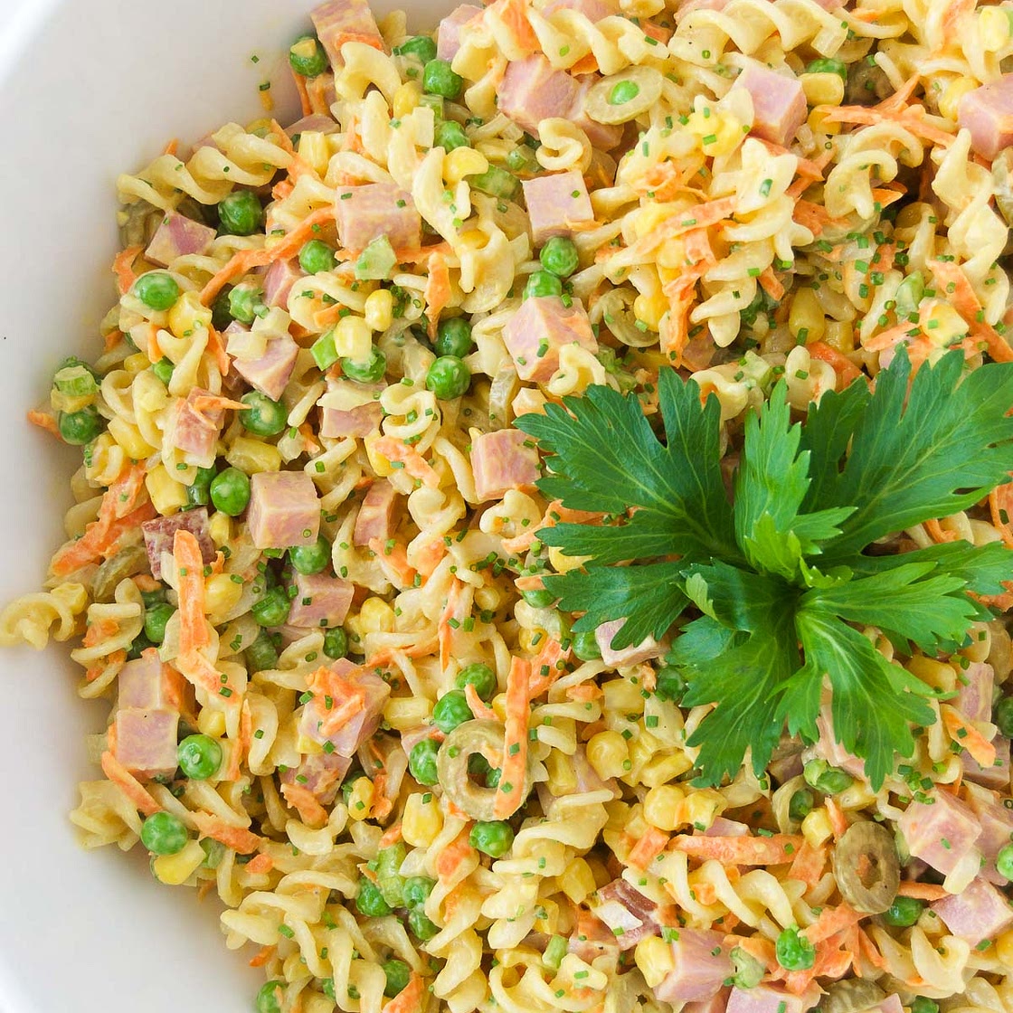 Brazilian Pasta Salad with Mayo
