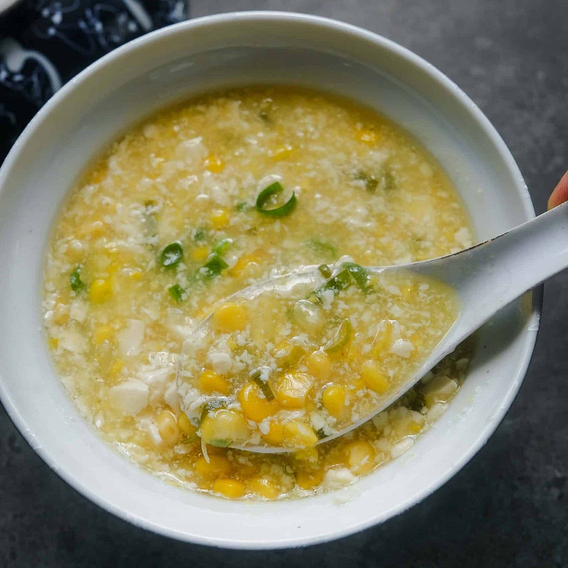 Chinese Corn Soup (Vegan)