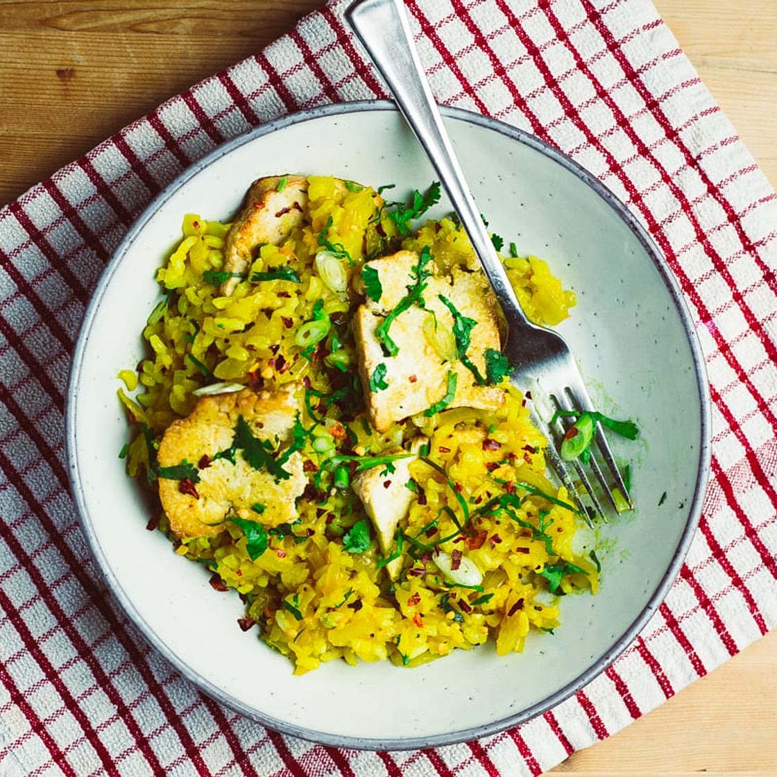 Smoked Tofu Kedgeree