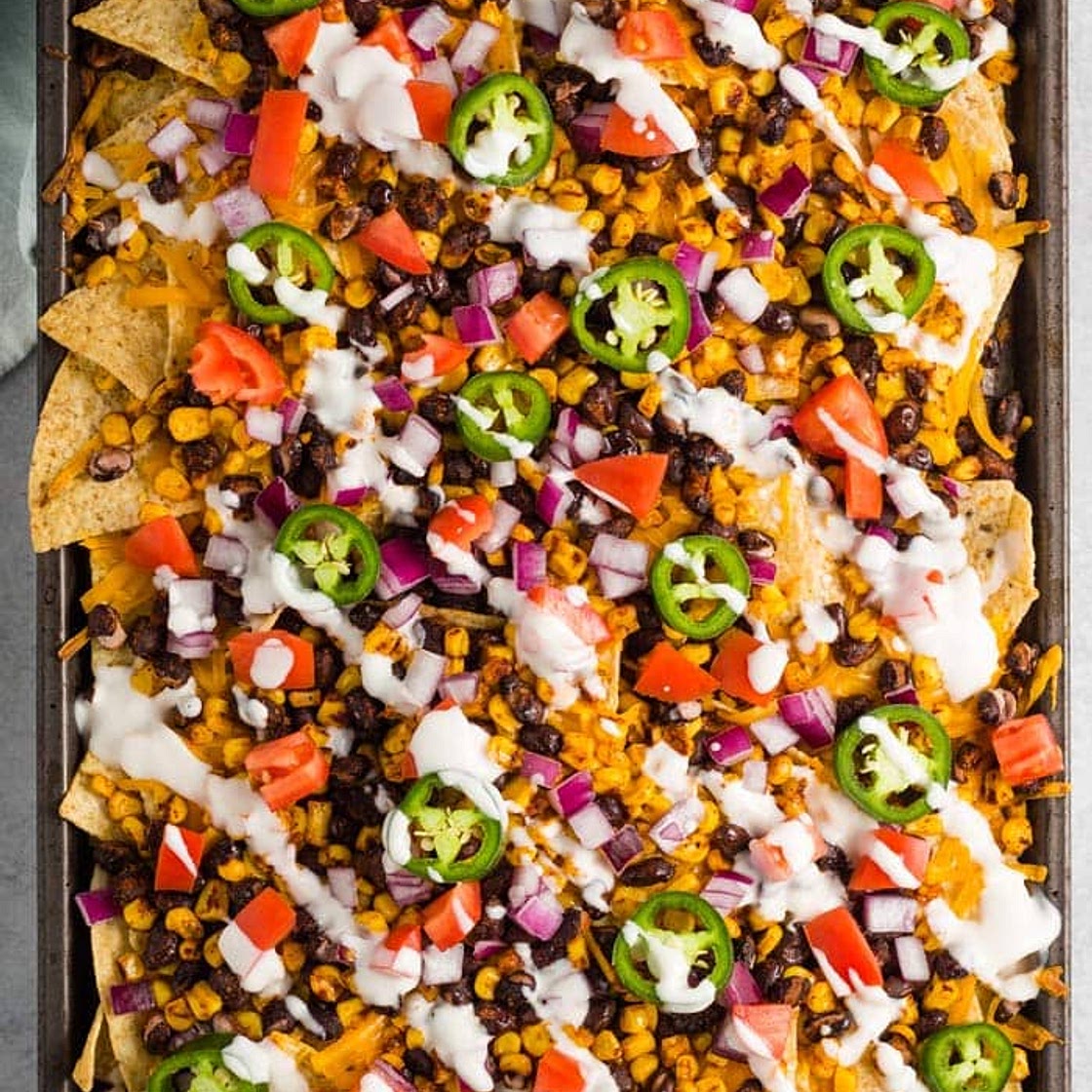 Vegan Sheet Pan Nachos