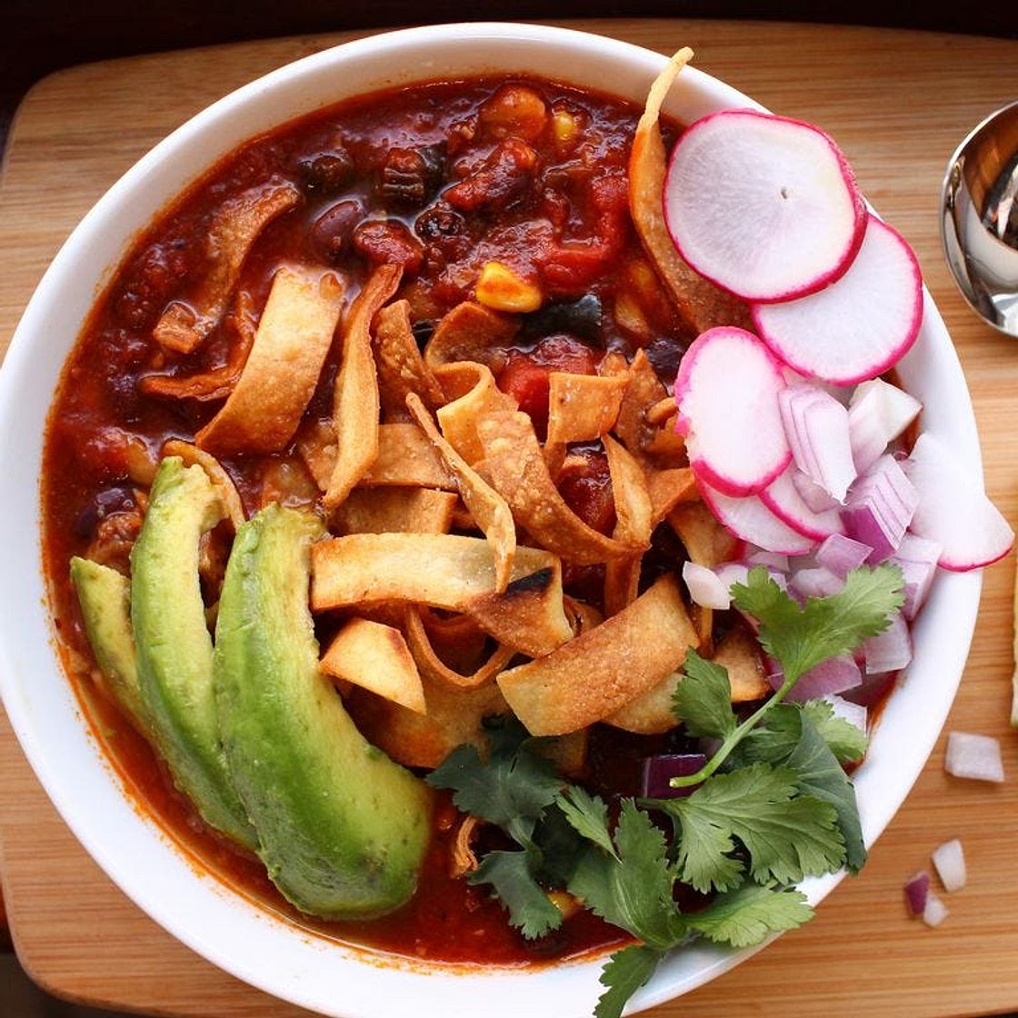 Vegan Tortilla Soup