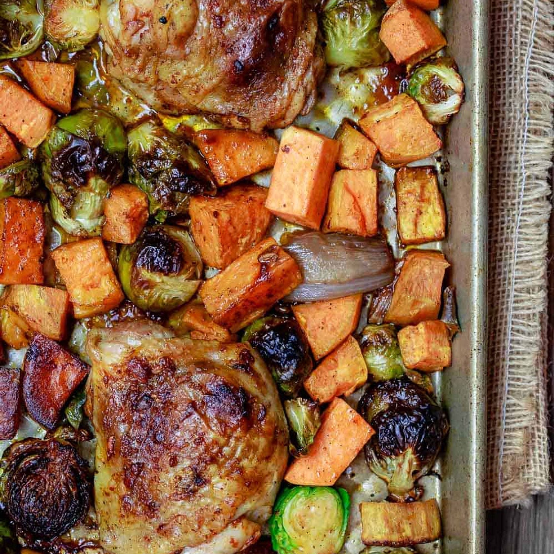 Sheet Pan Paprika Chicken and Vegetables