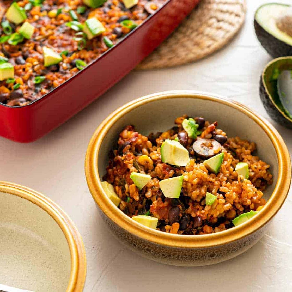Chipotle Brown Rice Bake