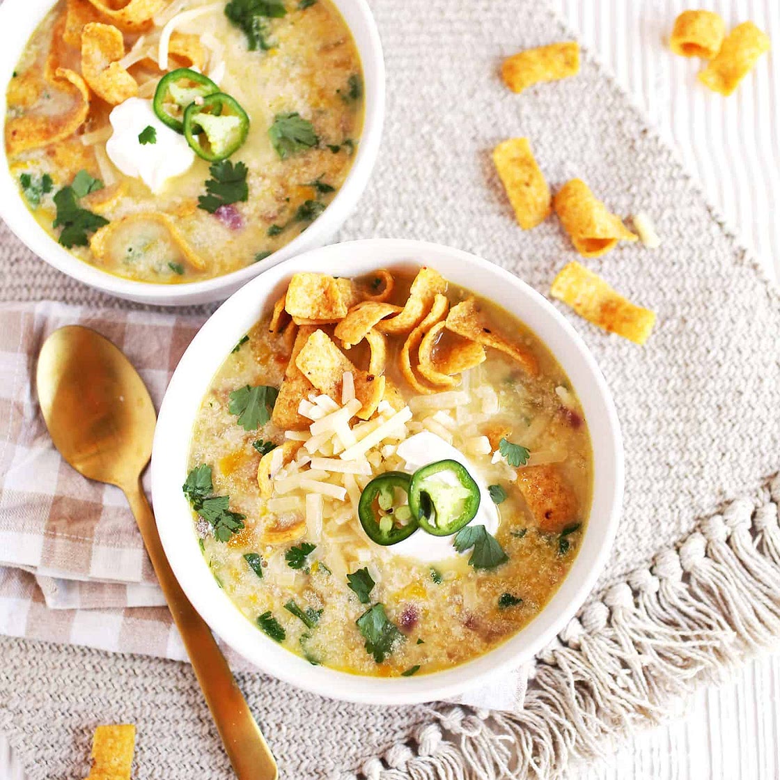 30-Minute Veggie White Chili