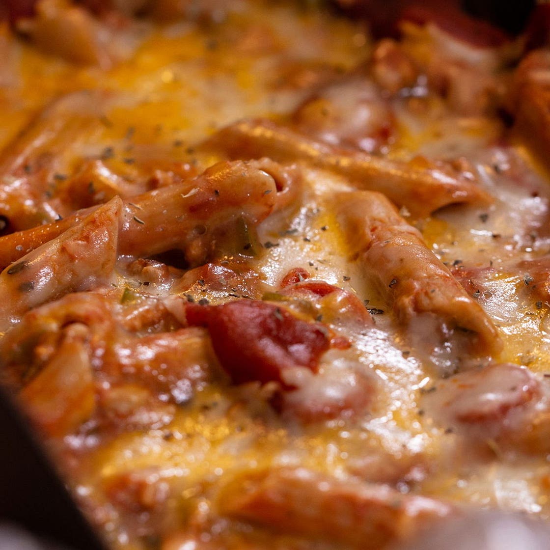 High Protein Slow Cooker Pizza