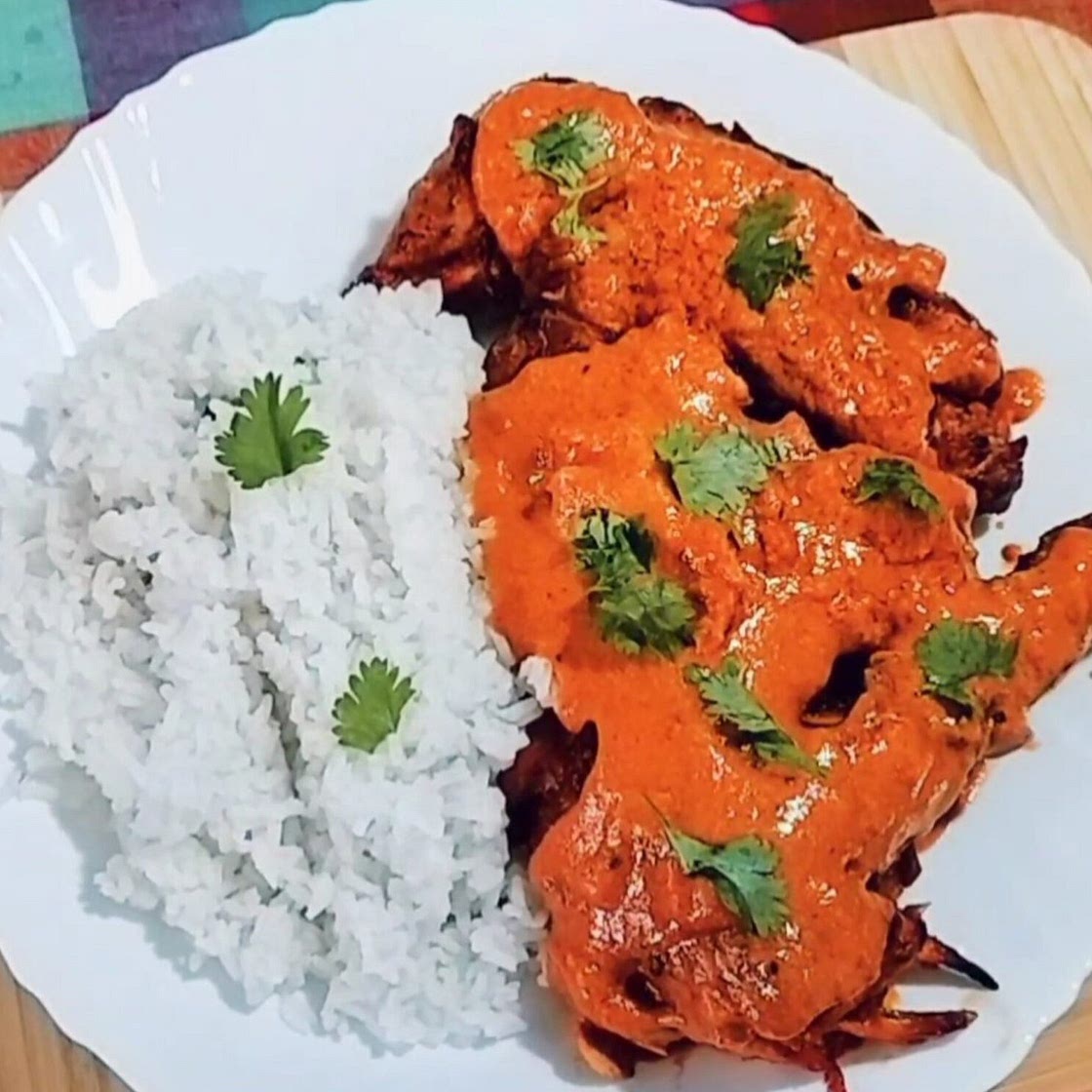 National Dish of Democratic Republic of Congo Poulet a la Moambe