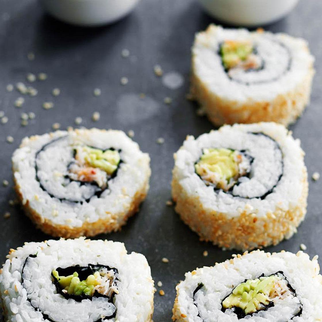 California crab rolls