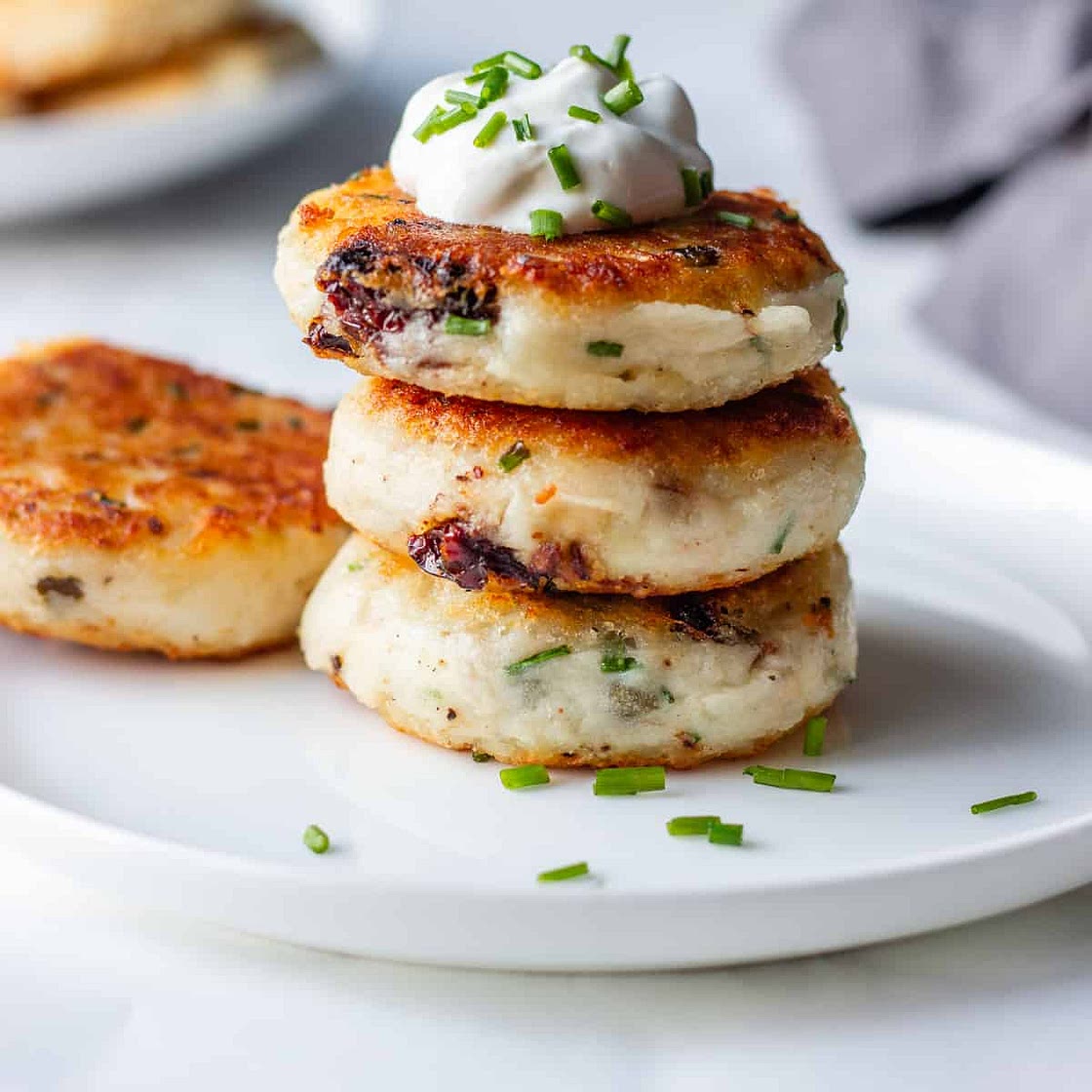 Easy Vegan Potato Pancakes From Mashed Potatoes