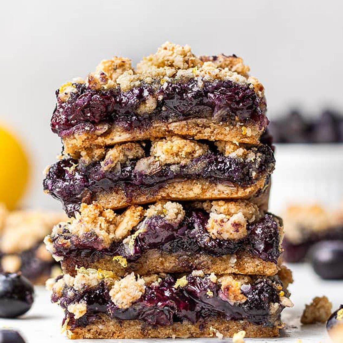 Blueberry Crumble Bars