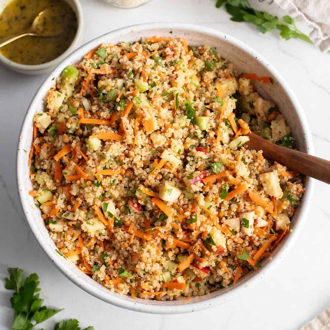 Quinoa and Lentil Salad