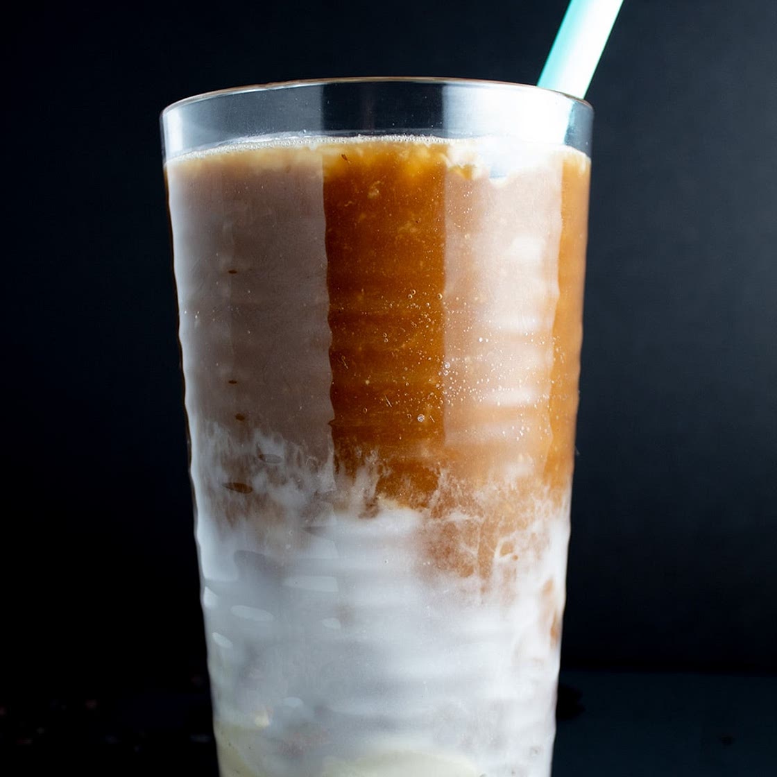 Keto Iced Coffee with Keto Sweetened Condensed Milk and Coconut Milk