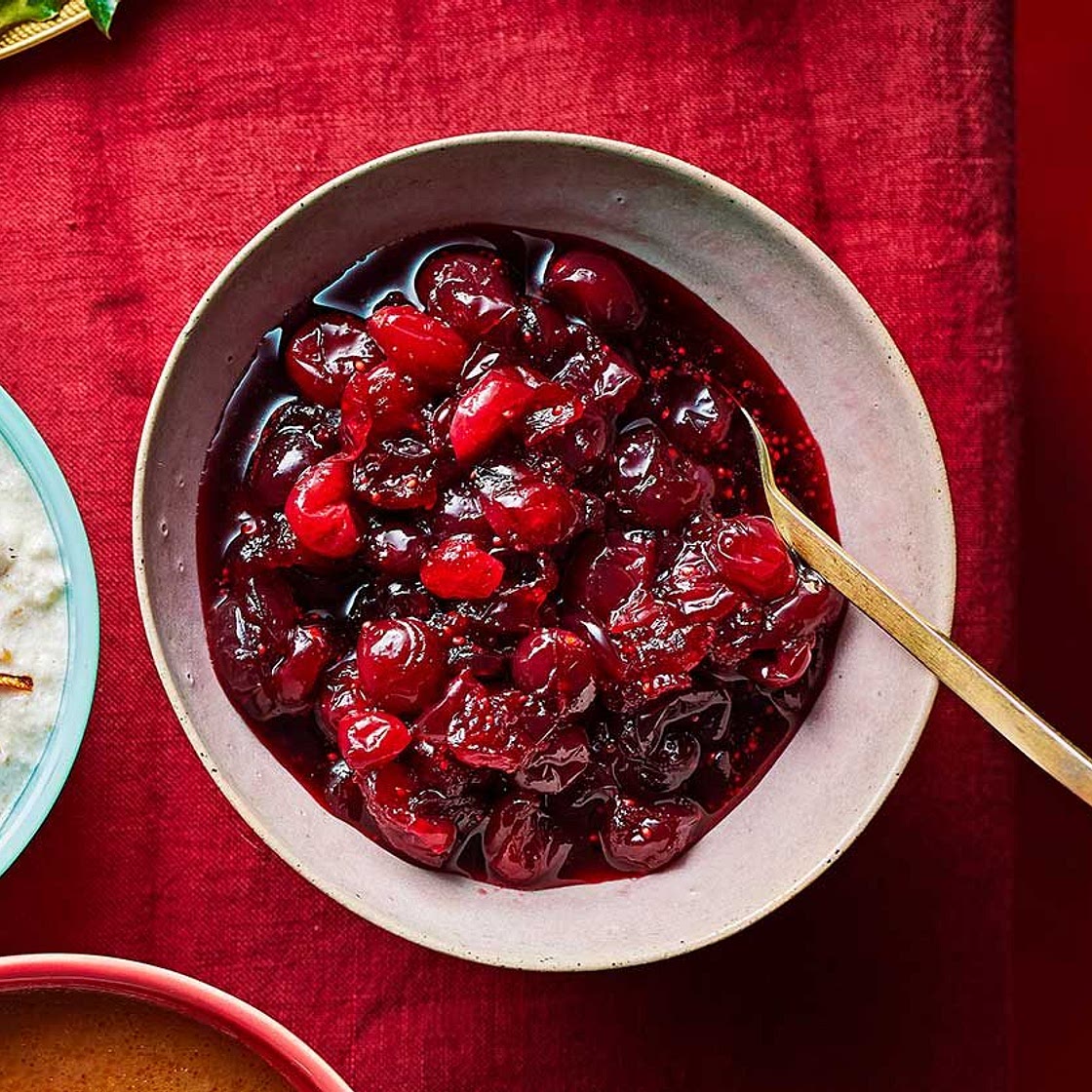 Boozy cranberry sauce