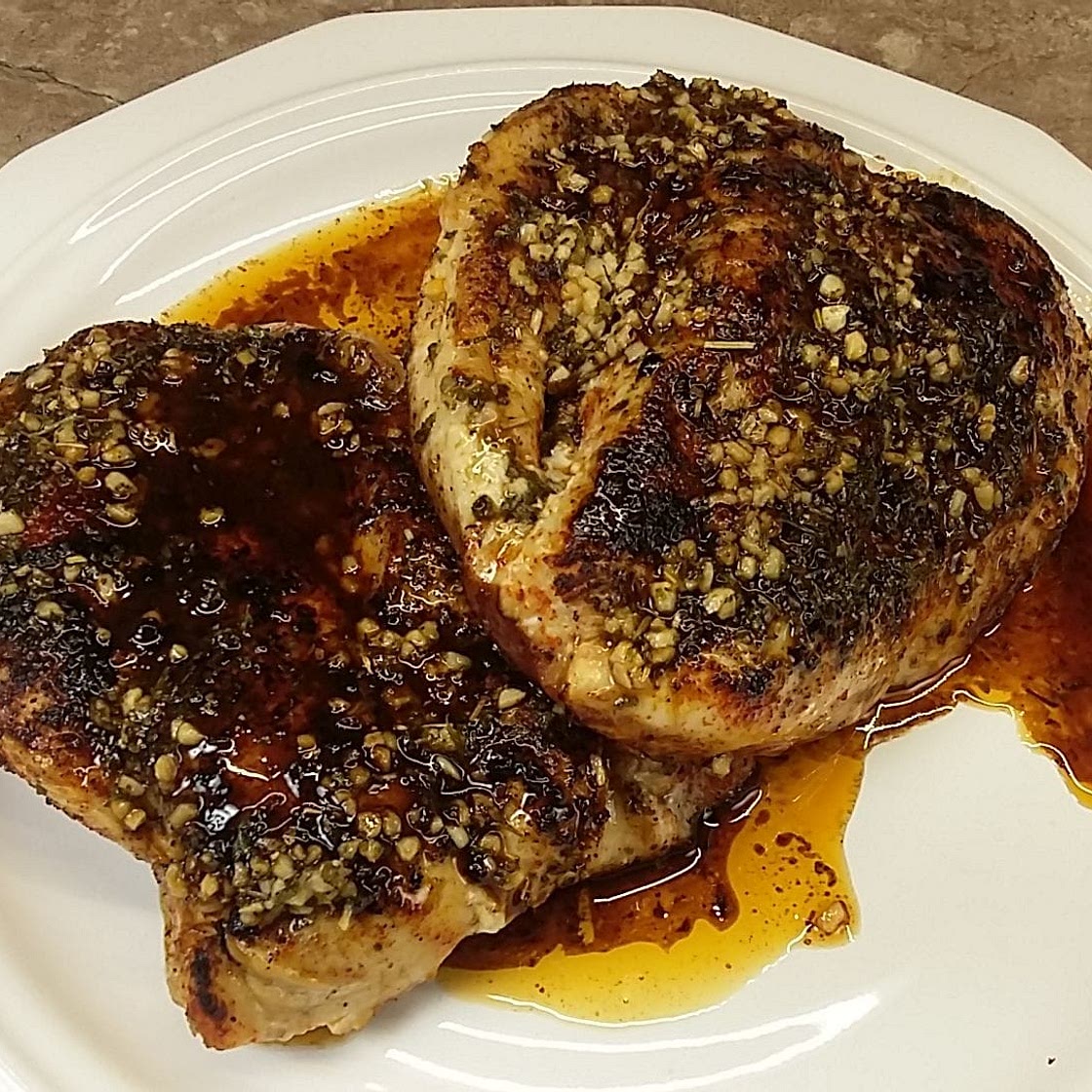 Low Sodium Garlic Butter Baked Chicken Breast