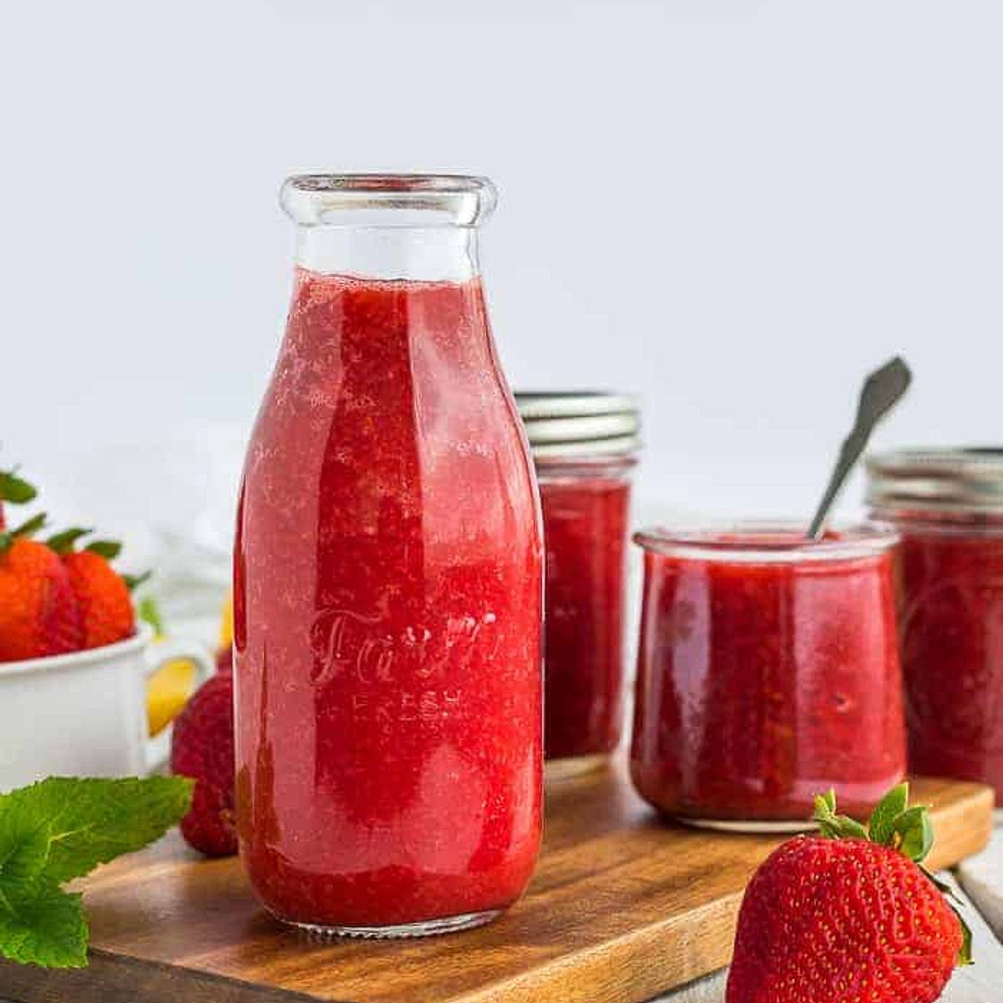 Homemade Strawberry Syrup