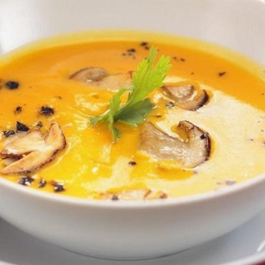Mushroom & Pumpkin Soup
