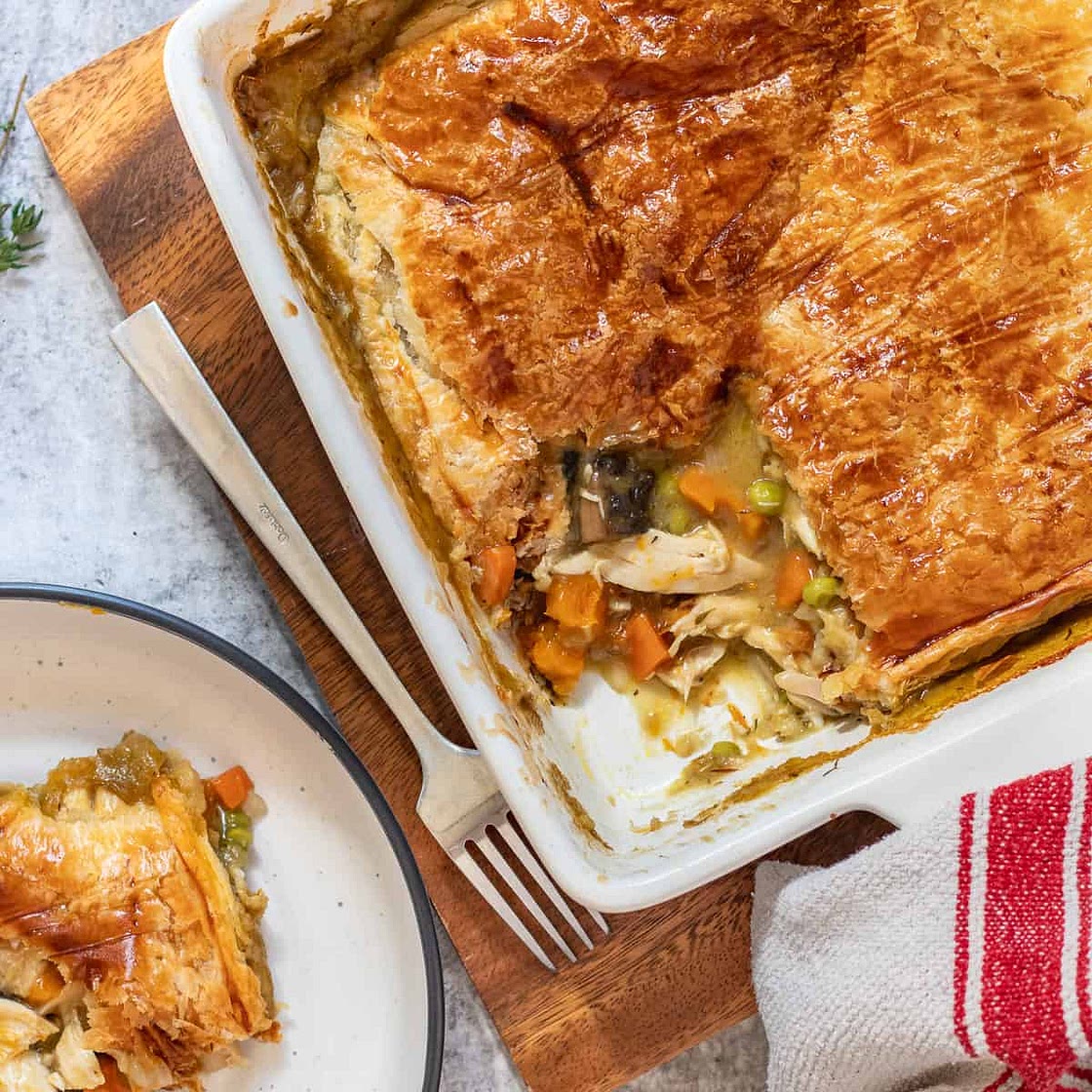 Leftover Chicken Pie Recipe