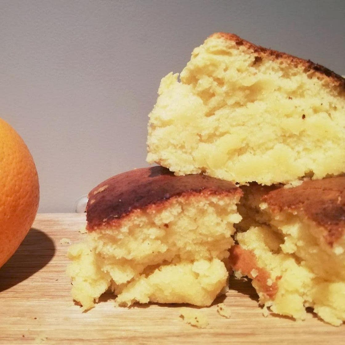 Receita de Bolo de laranja sem ovo
