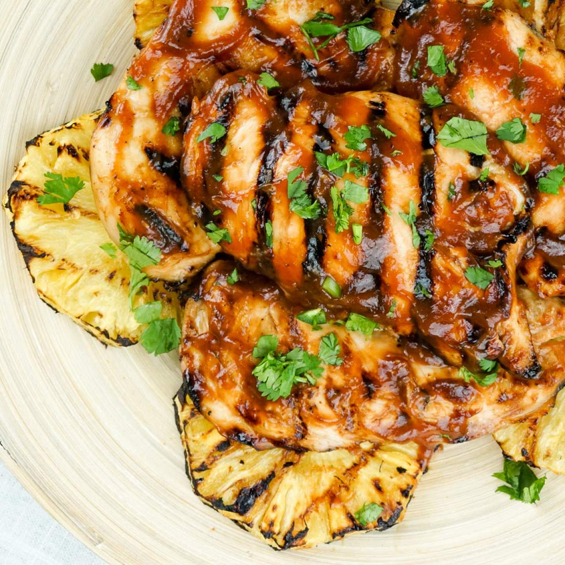 Grilled Pineapple Barbecue Chicken