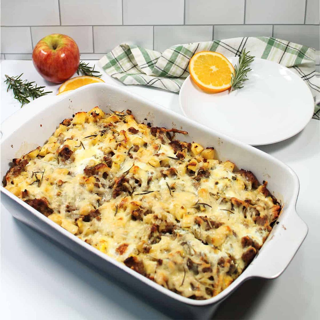 Sausage Egg & Cheese Breakfast Casserole