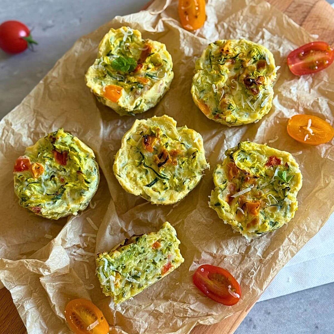 5-Ingredient Zucchini Egg Muffins (No Flour, Gluten-Free Breakfast!)