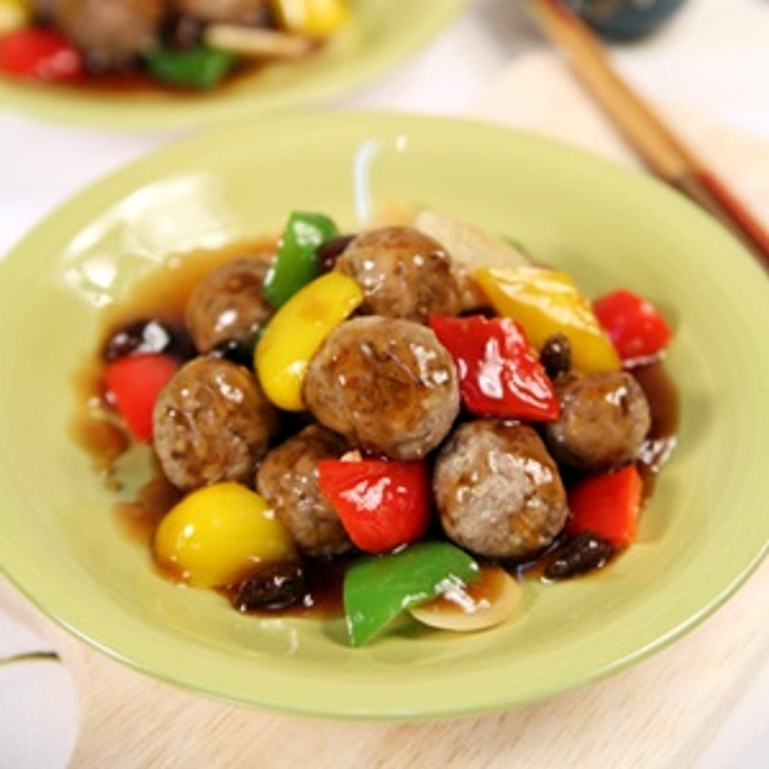 건포도완자탕수