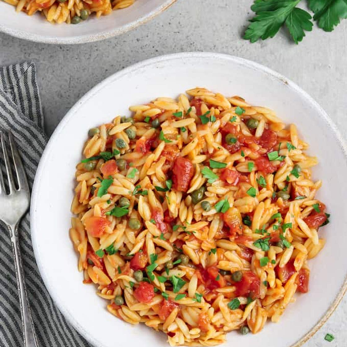 One Pot Tomato Orzo Recipe