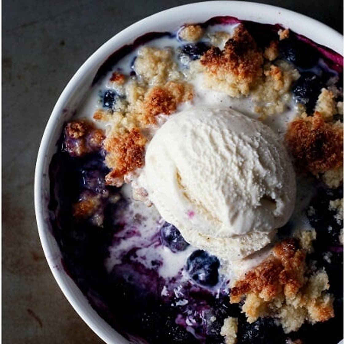 Keto Blueberry Cobbler - Gluten Free