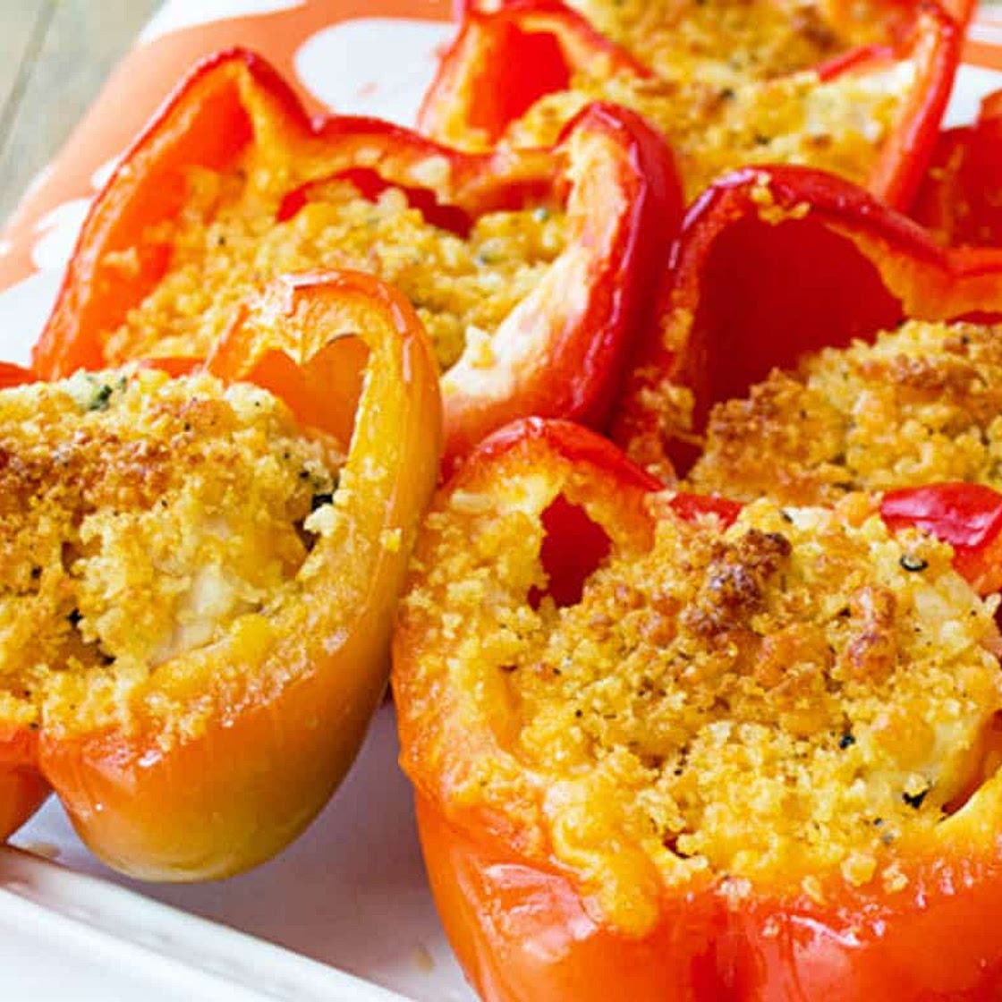 Cheesy Chicken Stuffed Peppers Recipe