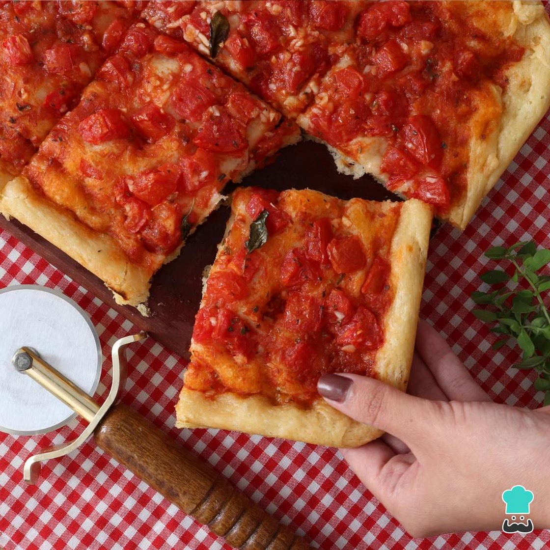 Receita de Focaccia pizza