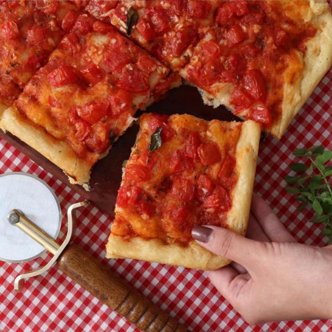 Receita de Focaccia pizza