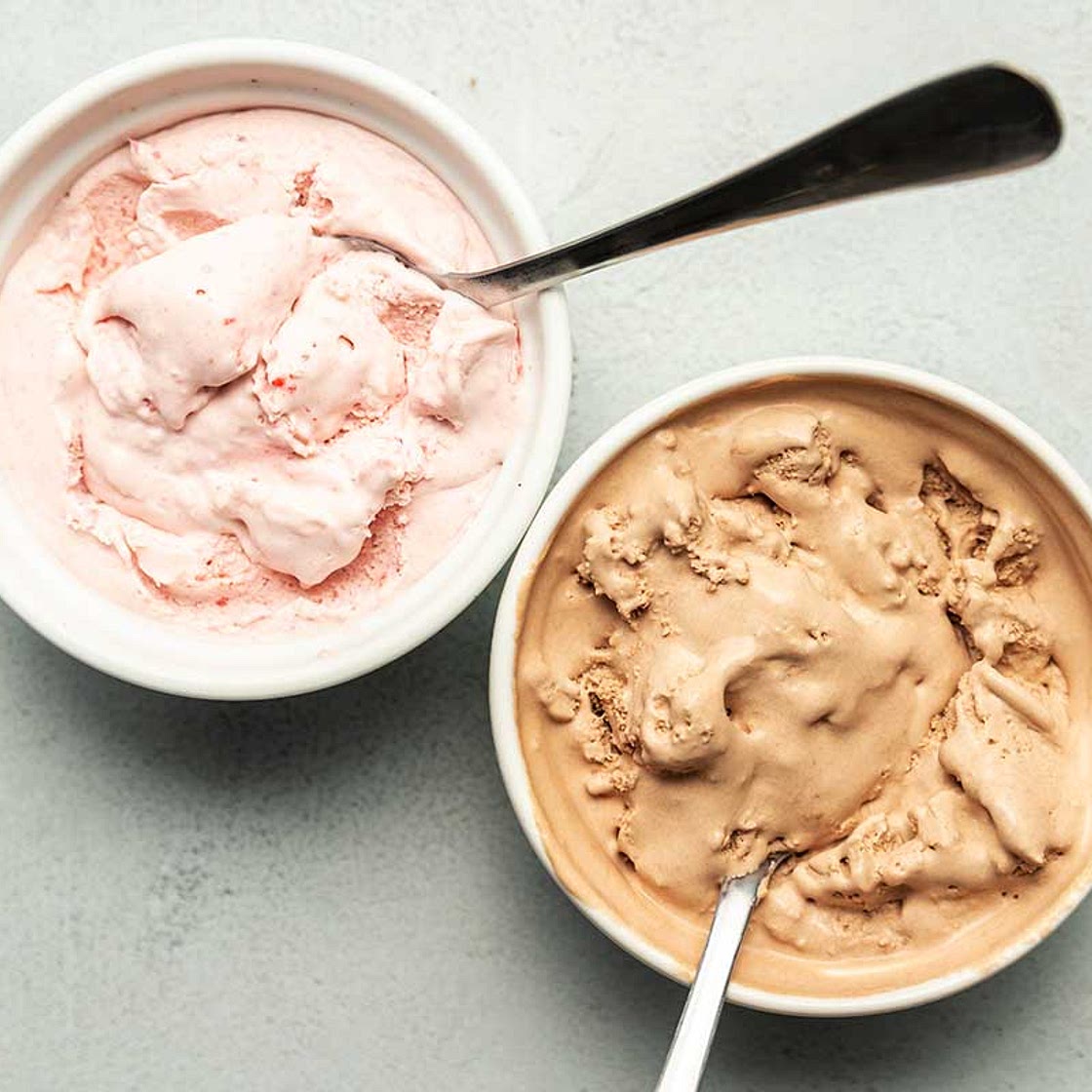 Keto Mason Jar Ice Cream - Chocolate or Strawberry