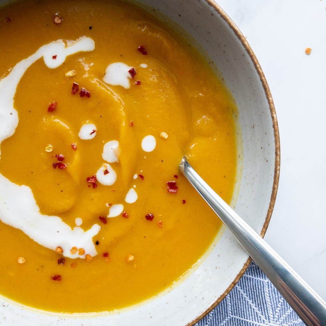 Easy Sweet Potato Pumpkin Soup