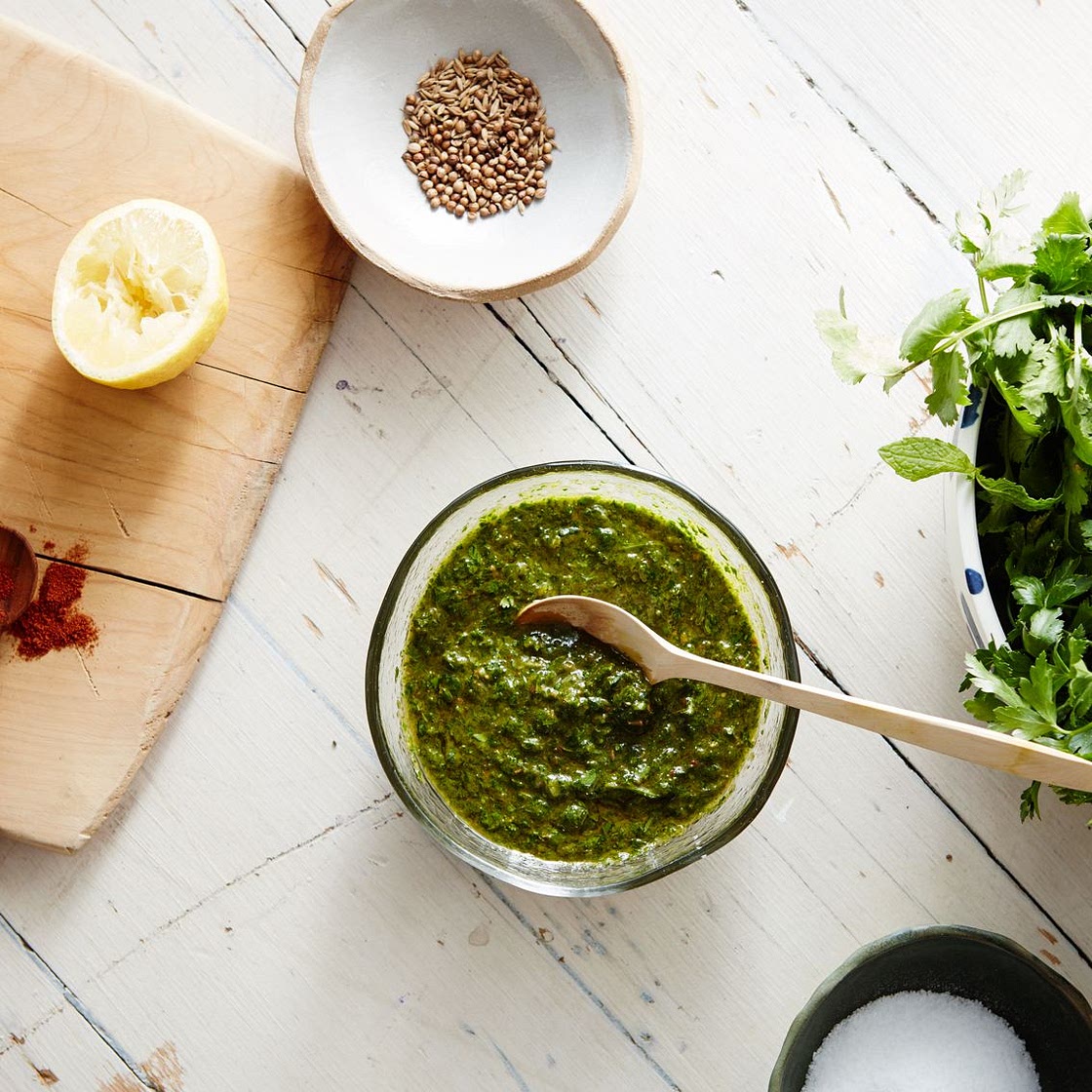 Blender Chermoula Sauce