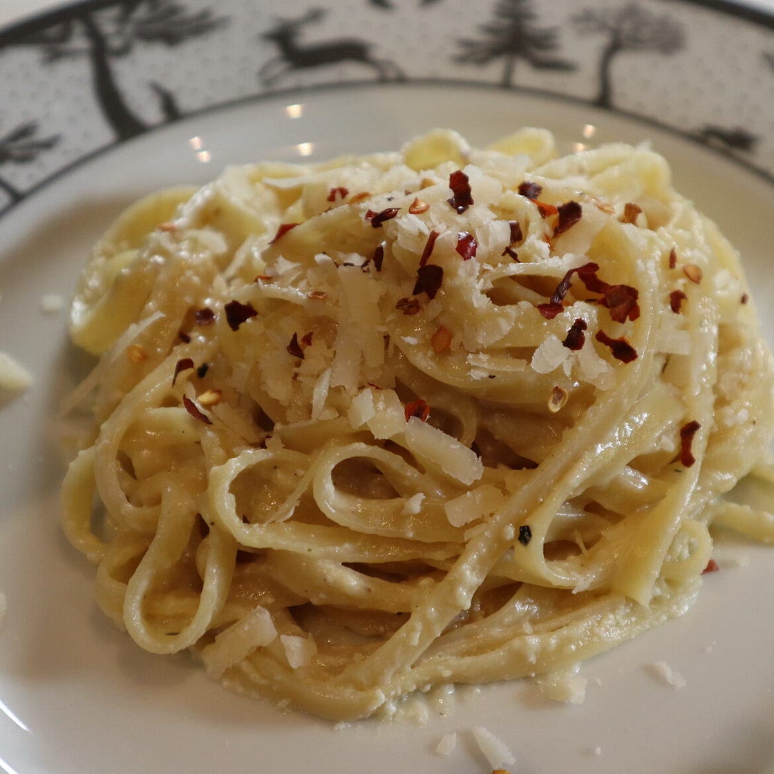 Roasted Garlic Fettuccini Alfredo