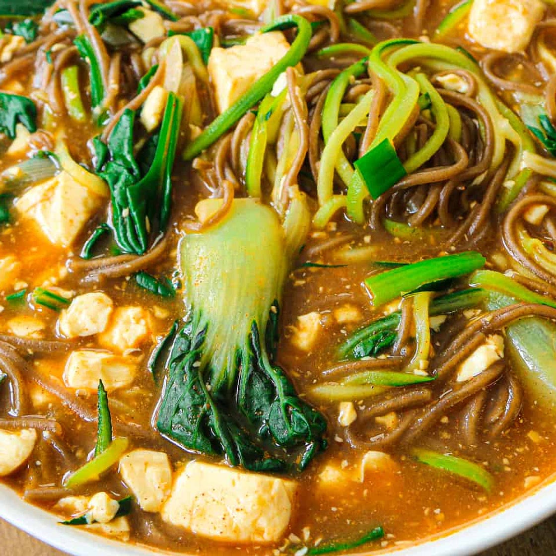 Miso Soba Noodle Soup