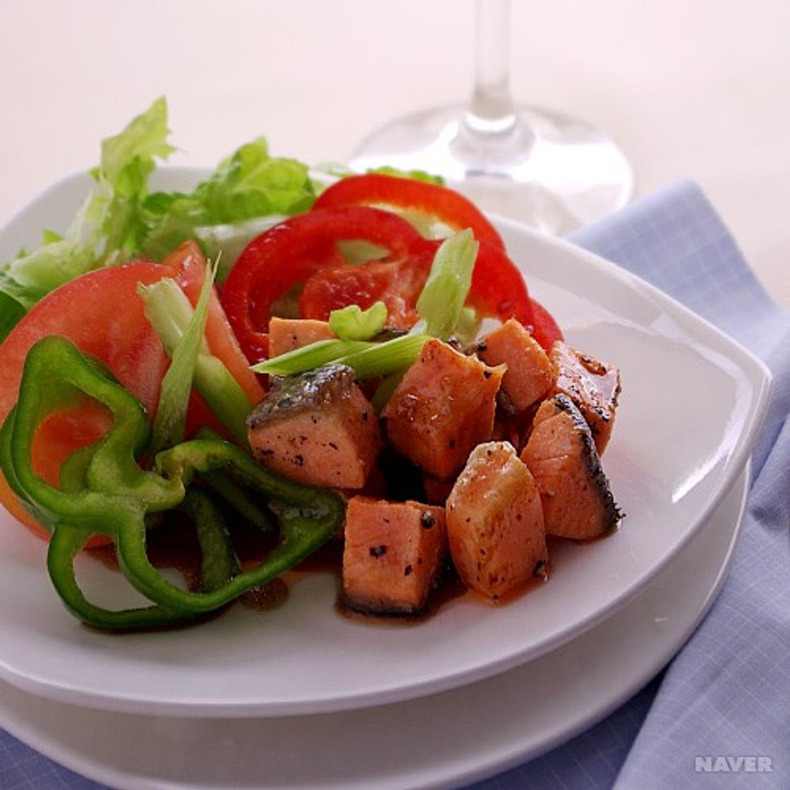 연어 샐러드 만드는 법