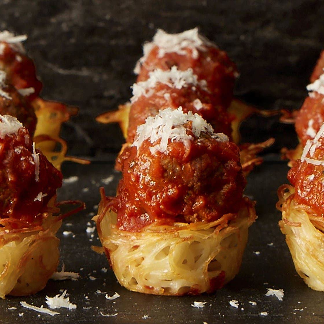 Spaghetti and Meatball Nests