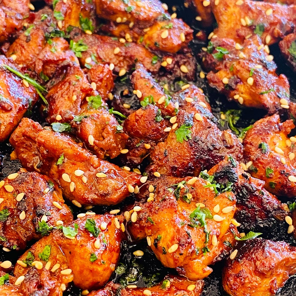 Blackstone Korean Chicken Bites